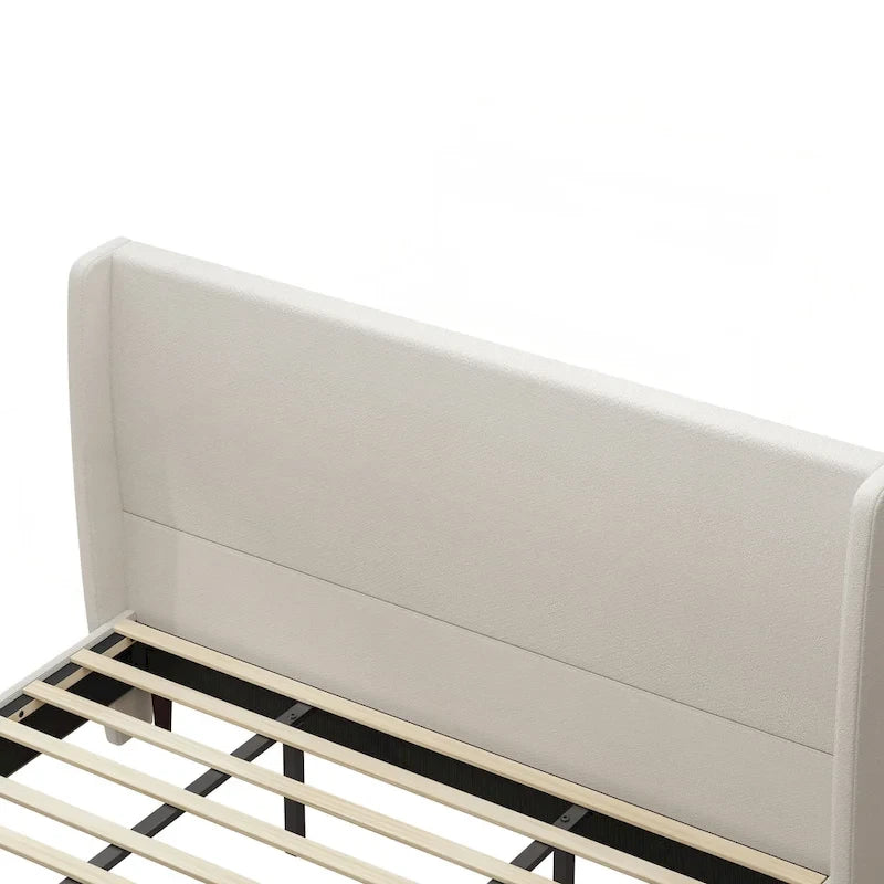 Luxurious Upholstered King Bed Frame with Exceptional Support 6