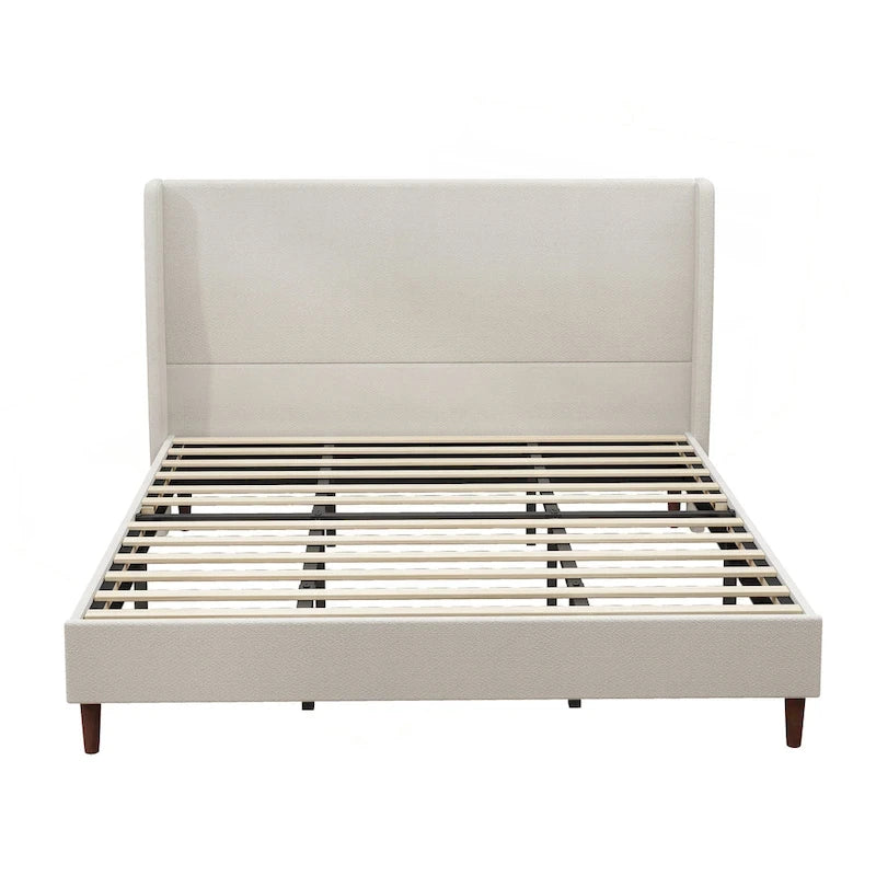 Luxurious Upholstered King Bed Frame with Exceptional Support 8