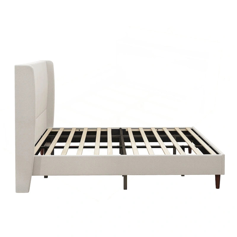 Luxurious Upholstered King Bed Frame with Exceptional Support 9