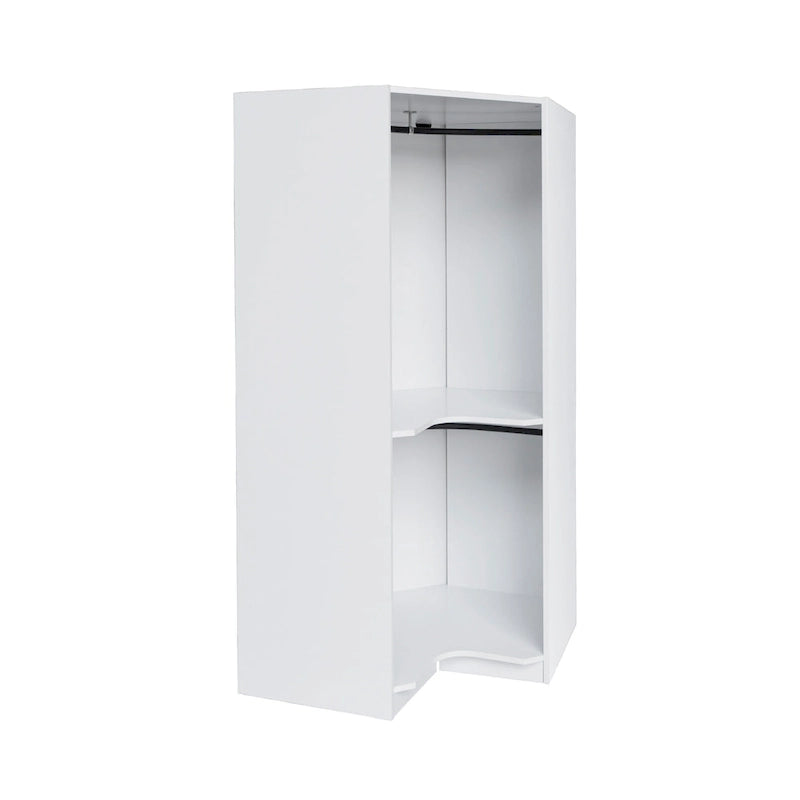 Polygon Corner Wardrobe with 2-Doors 6