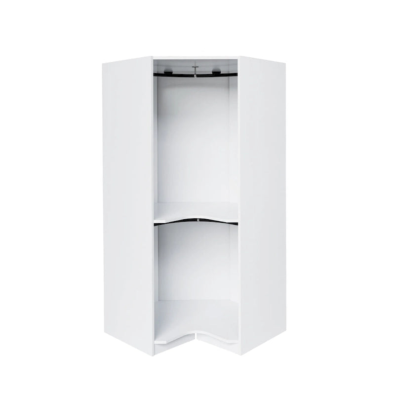Polygon Corner Wardrobe with 2-Doors 7