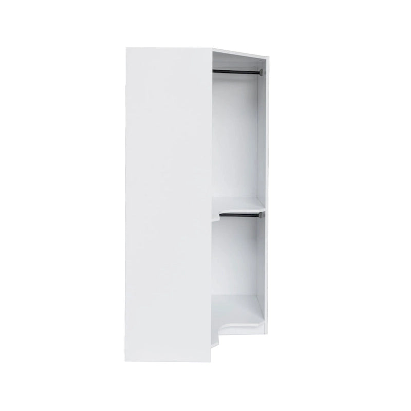 Polygon Corner Wardrobe with 2-Doors 9