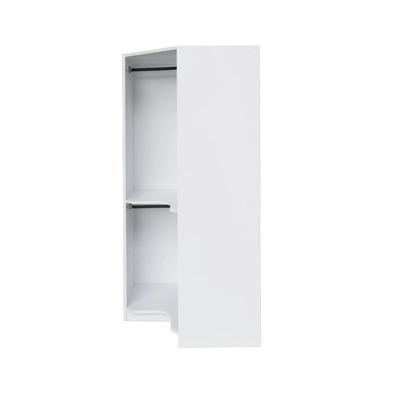 Polygon Corner Wardrobe with 2-Doors 10