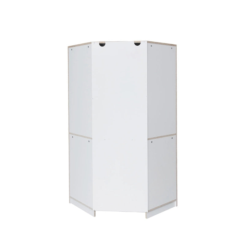 Polygon Corner Wardrobe with 2-Doors 11
