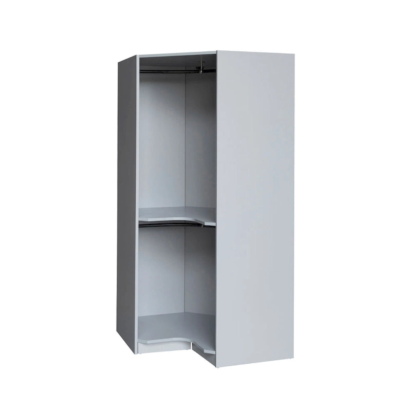 Polygon Corner Wardrobe with 2-Doors 21