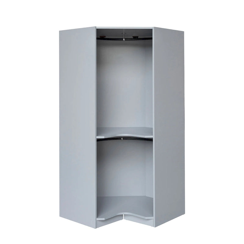 Polygon Corner Wardrobe with 2-Doors 24