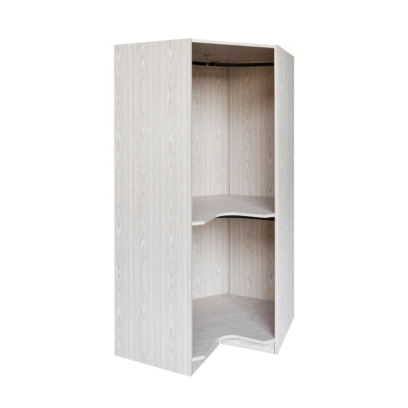 Polygon Corner Wardrobe with 2-Doors 33