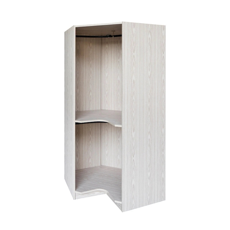 Polygon Corner Wardrobe with 2-Doors 34