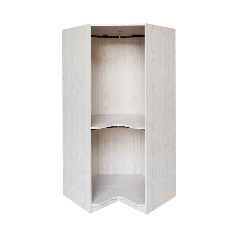 Polygon Corner Wardrobe with 2-Doors 35