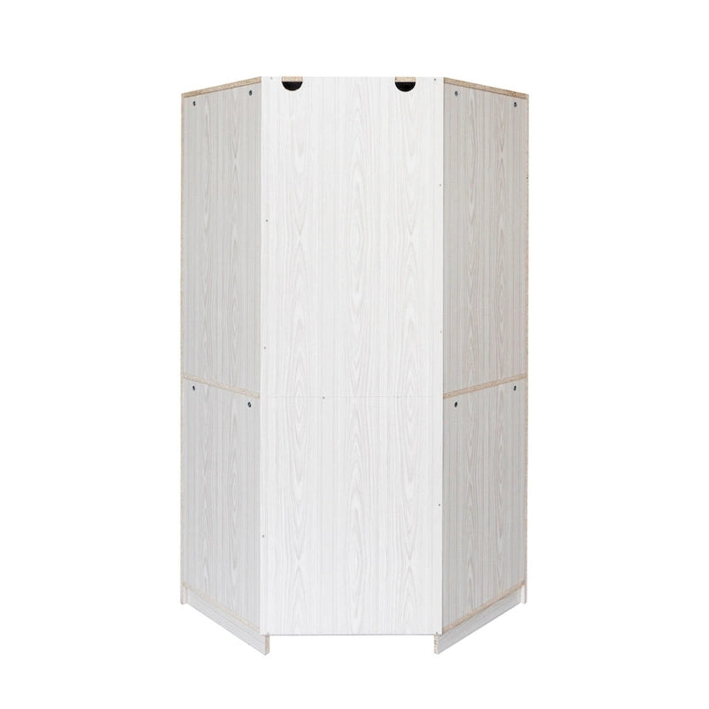 Polygon Corner Wardrobe with 2-Doors 40