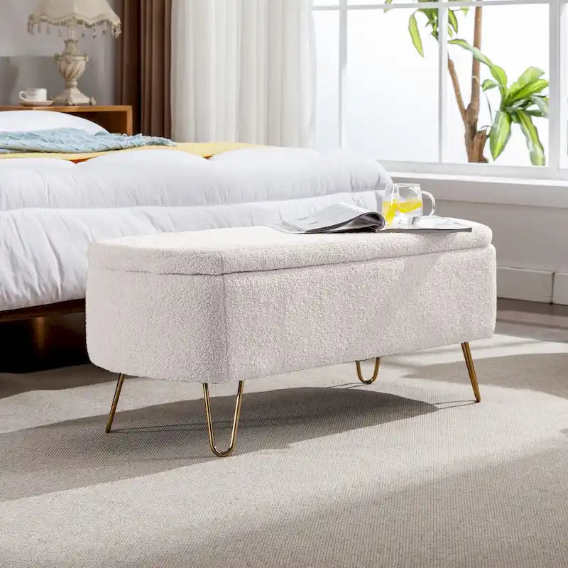 Storage Ottoman Bench for End of Bed 18