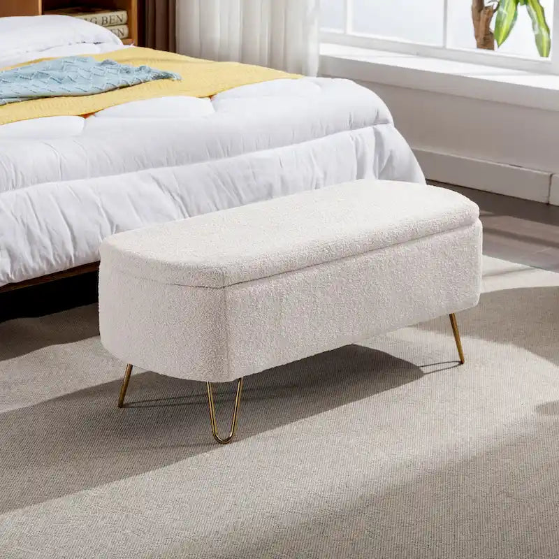 Storage Ottoman Bench for End of Bed 12