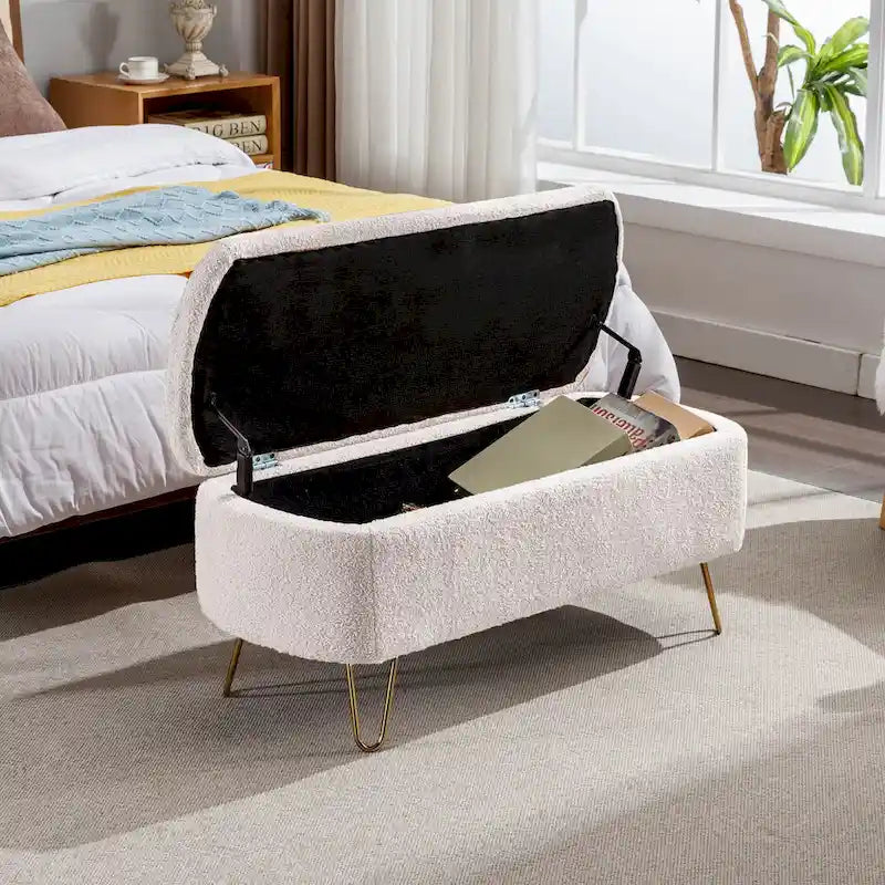 Storage Ottoman Bench for End of Bed 14