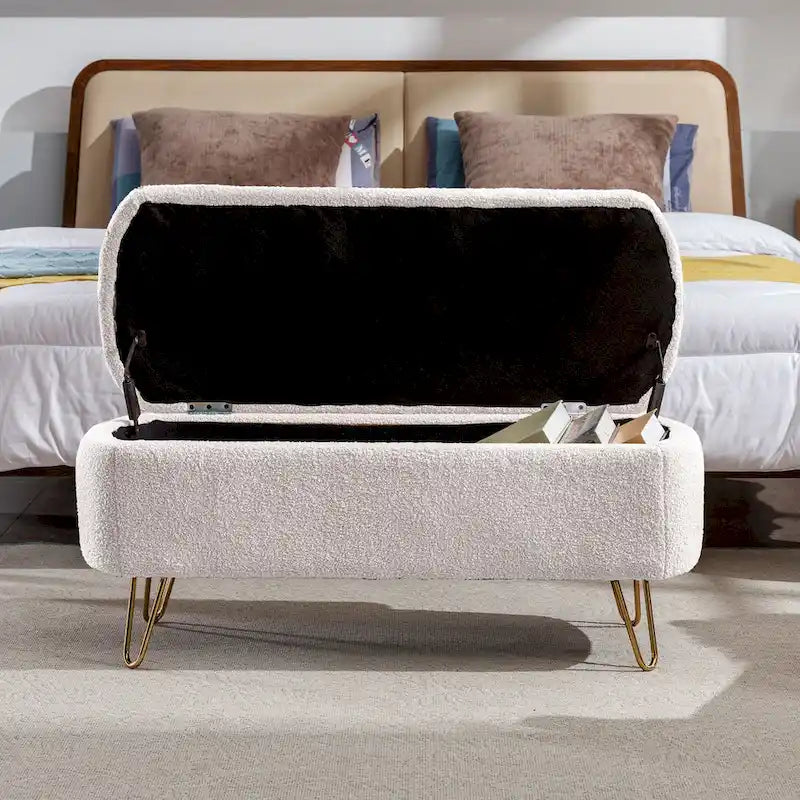 Storage Ottoman Bench for End of Bed 15