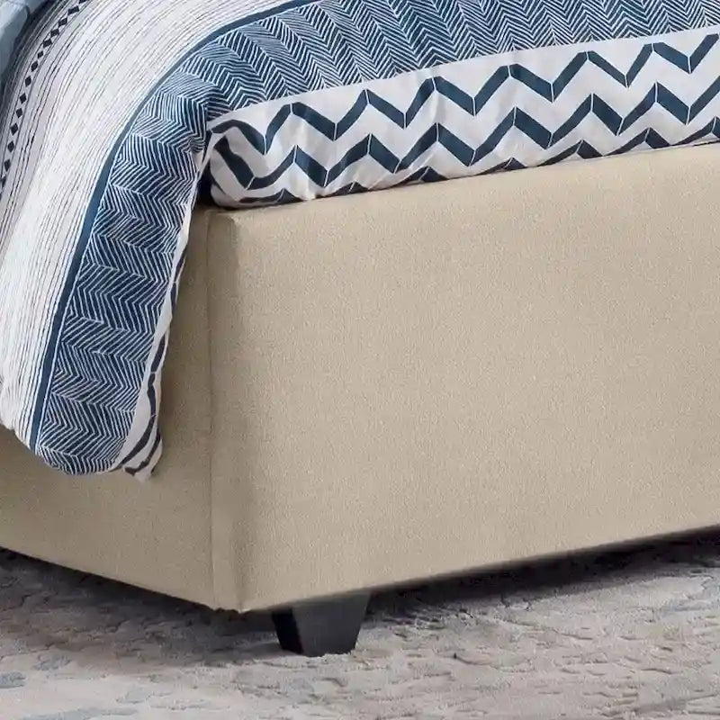 Cordeaux Queen-size Tufted Upholstered Bed by 4