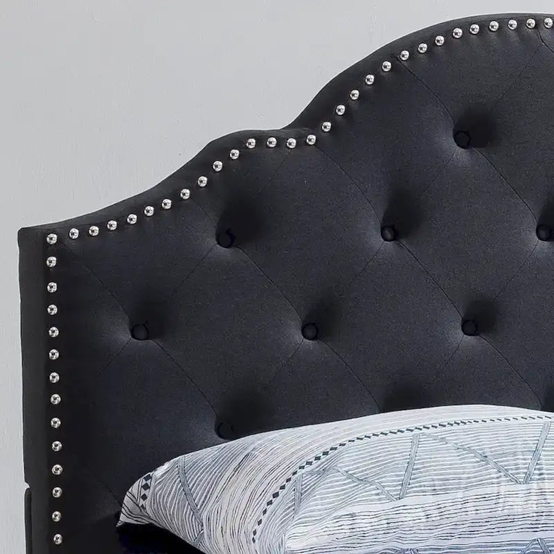 Cordeaux Queen-size Tufted Upholstered Bed by 7