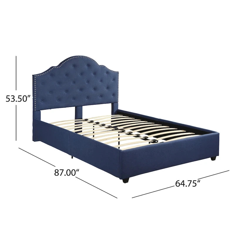 Cordeaux Queen-size Tufted Upholstered Bed by 13