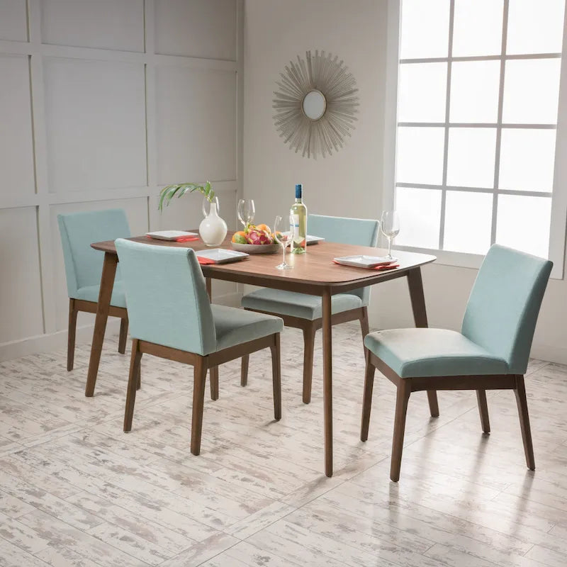  Fabrizio Mid-Century Modern 5-piece Dining Set