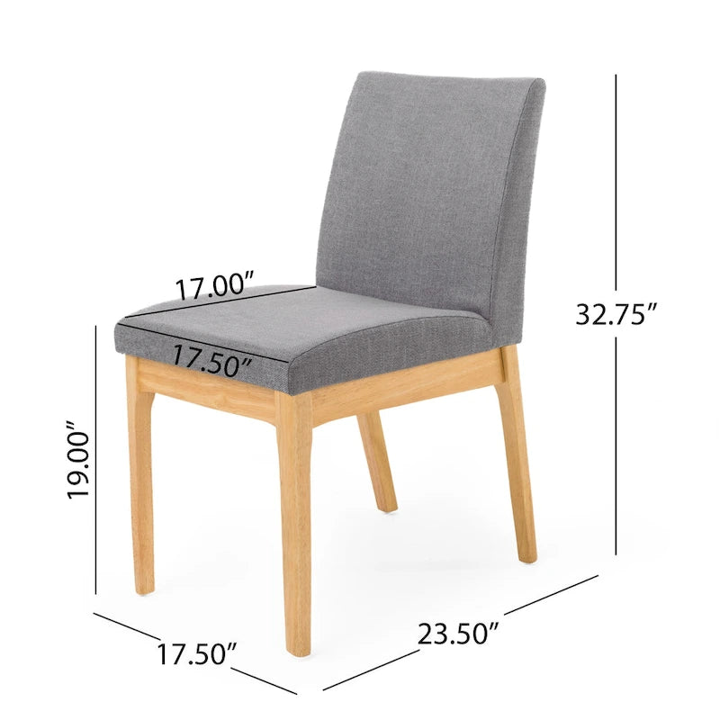 Fabrizio Mid-Century Modern 5-piece Dining Set 8