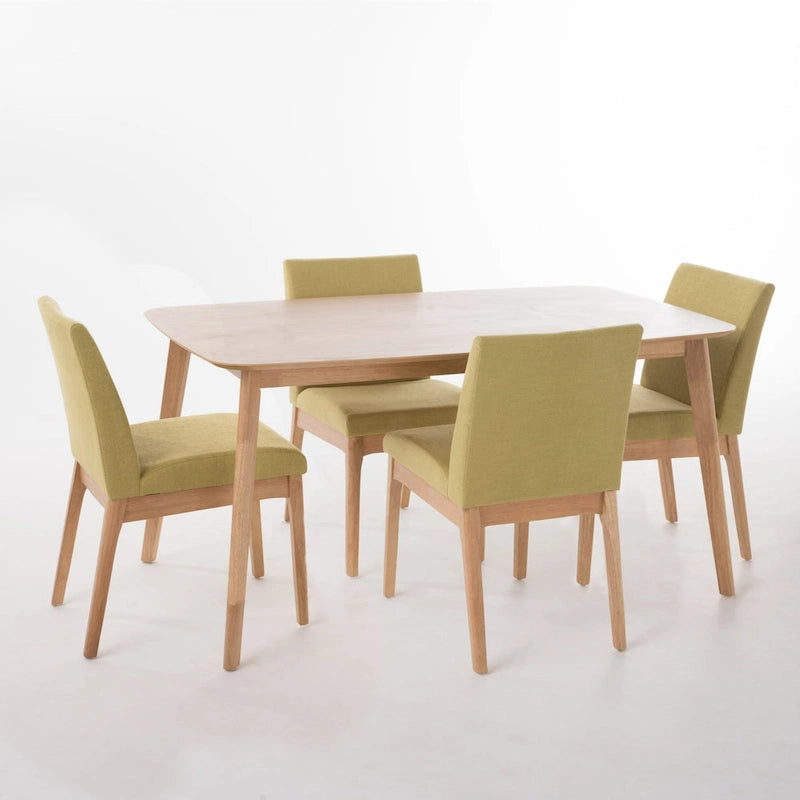 Fabrizio Mid-Century Modern 5-piece Dining Set 33