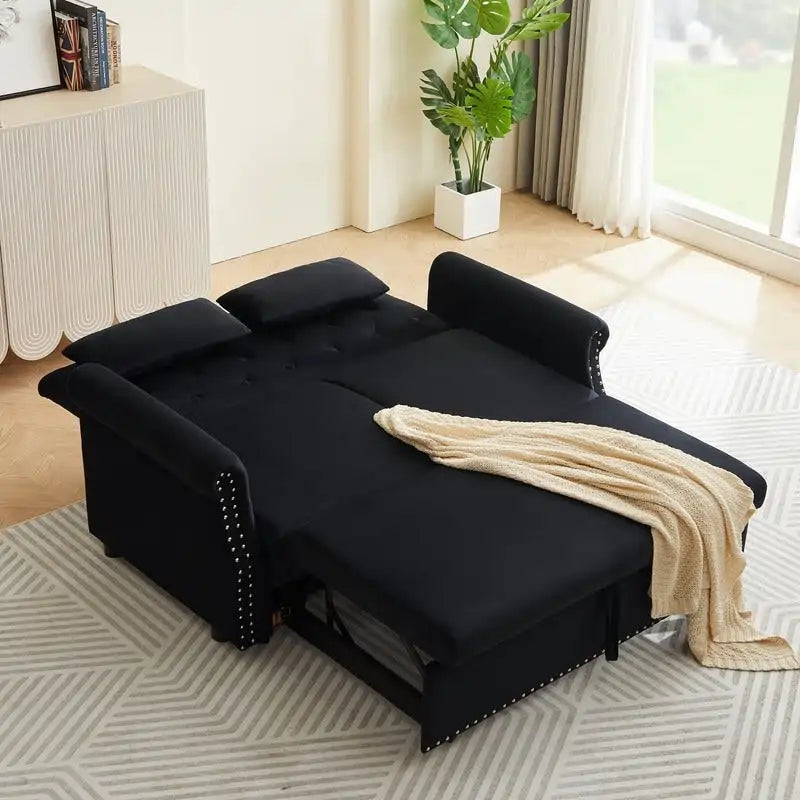 Adjustable Sleeper Sofa with 2 Lumbar Pillows 12