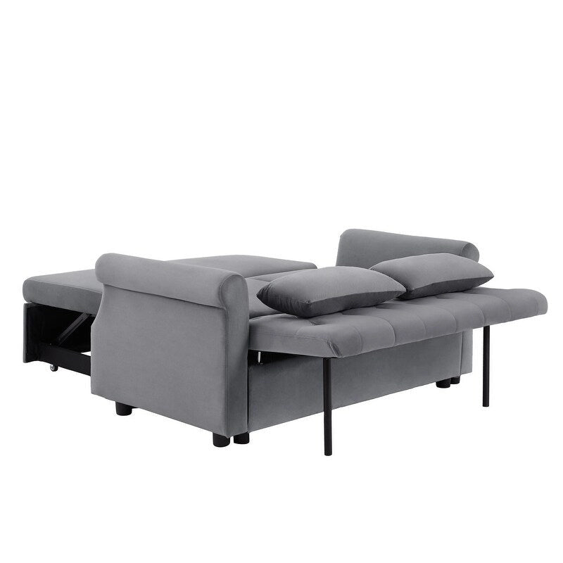 Adjustable Sleeper Sofa with 2 Lumbar Pillows 20