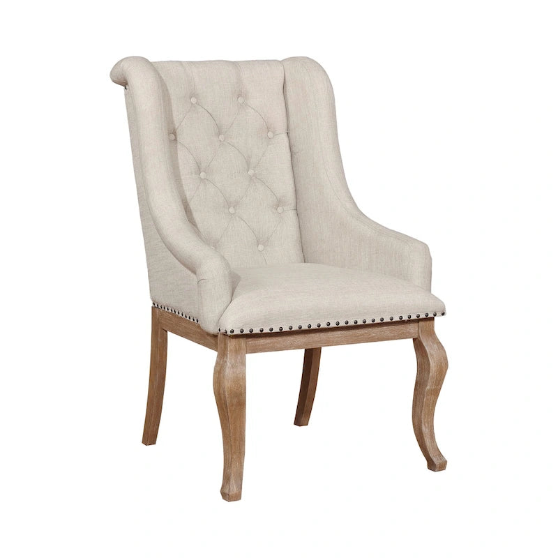 F Tufted Back Upholstered Dining Chairs (Set of 2)