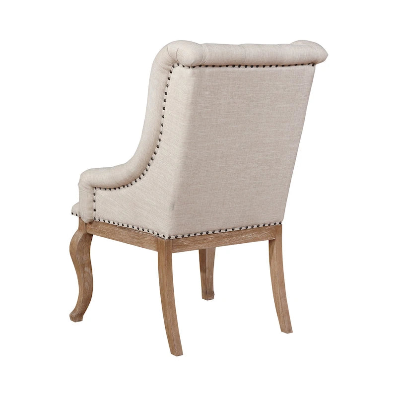 F Tufted Back Upholstered Dining Chairs (Set of 2) 4