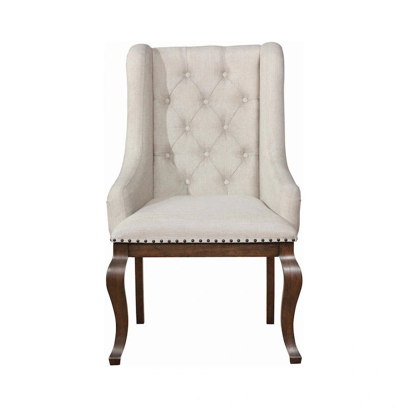 F Tufted Back Upholstered Dining Chairs (Set of 2) 8