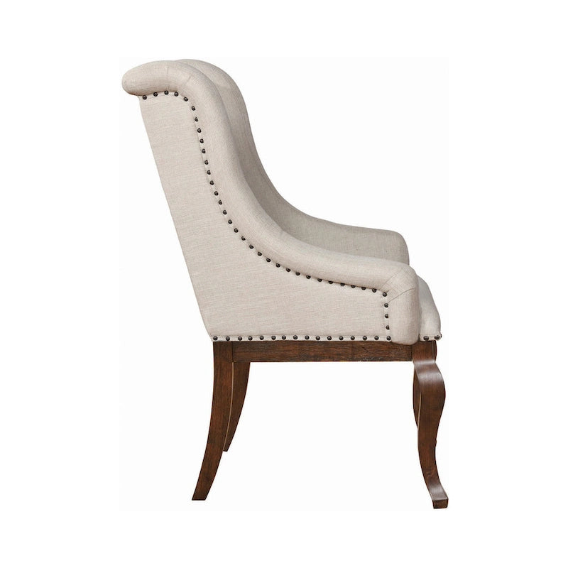 F Tufted Back Upholstered Dining Chairs (Set of 2) 9