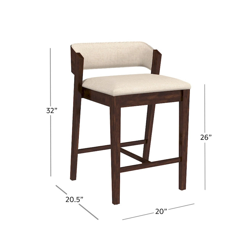 Jugas Non-swivel Counter Height Stool 6