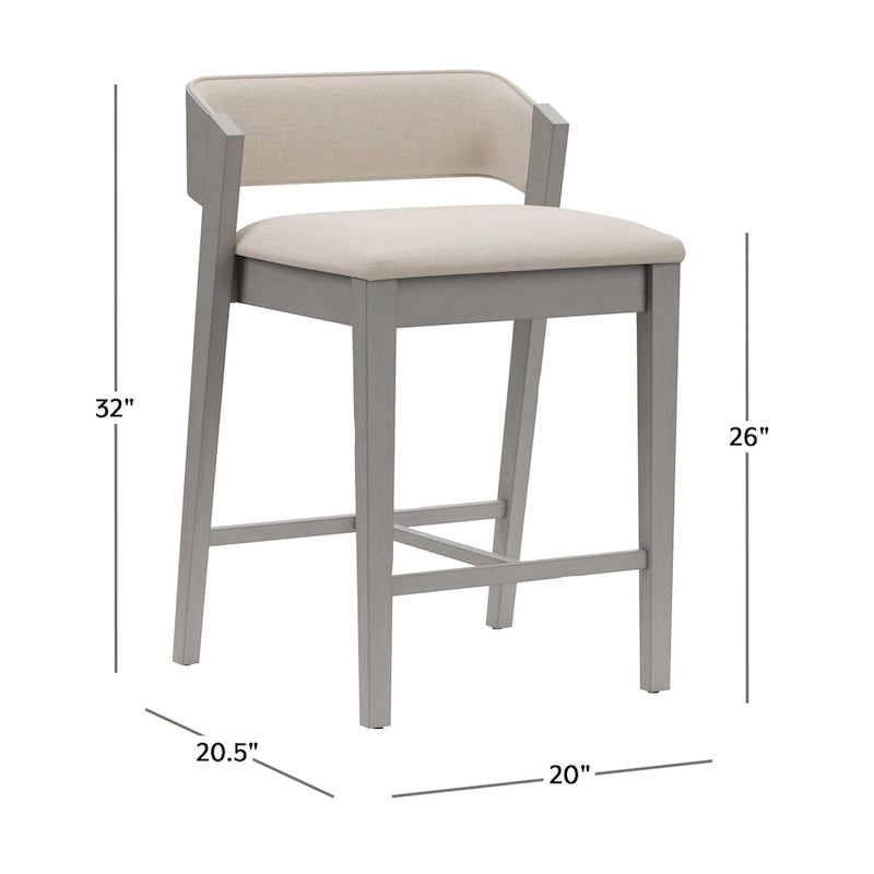 Jugas Non-swivel Counter Height Stool 25