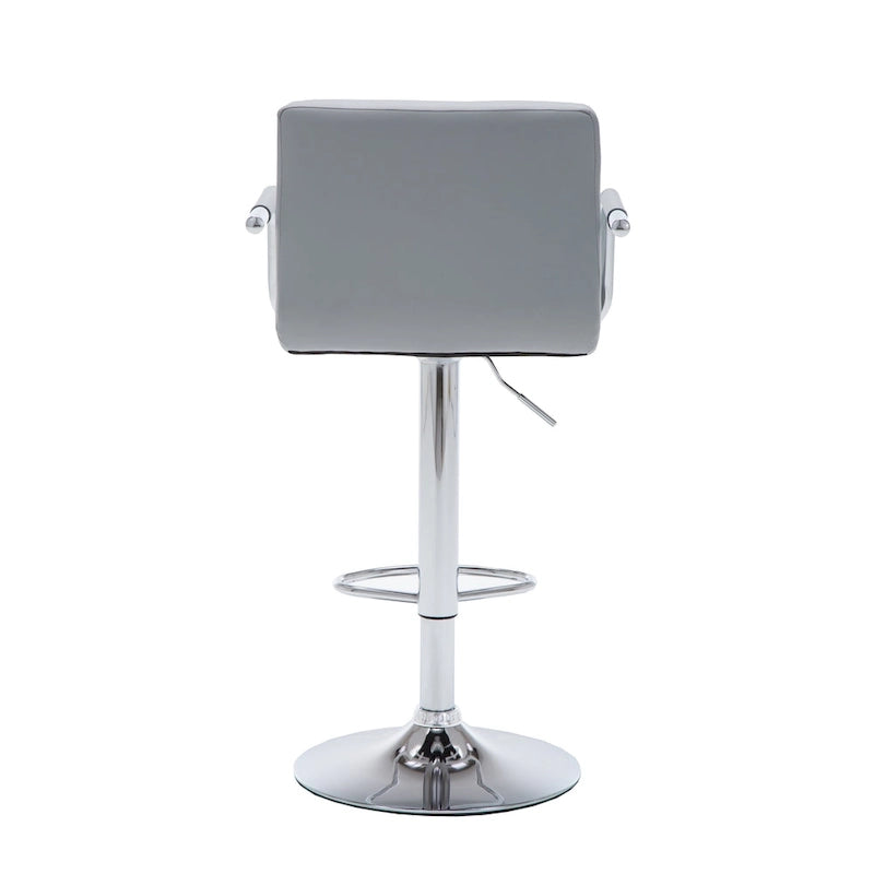 Upholstered Adjustable Retro Bar Stool 4