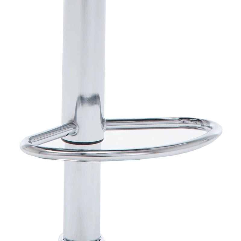 Upholstered Adjustable Retro Bar Stool 8
