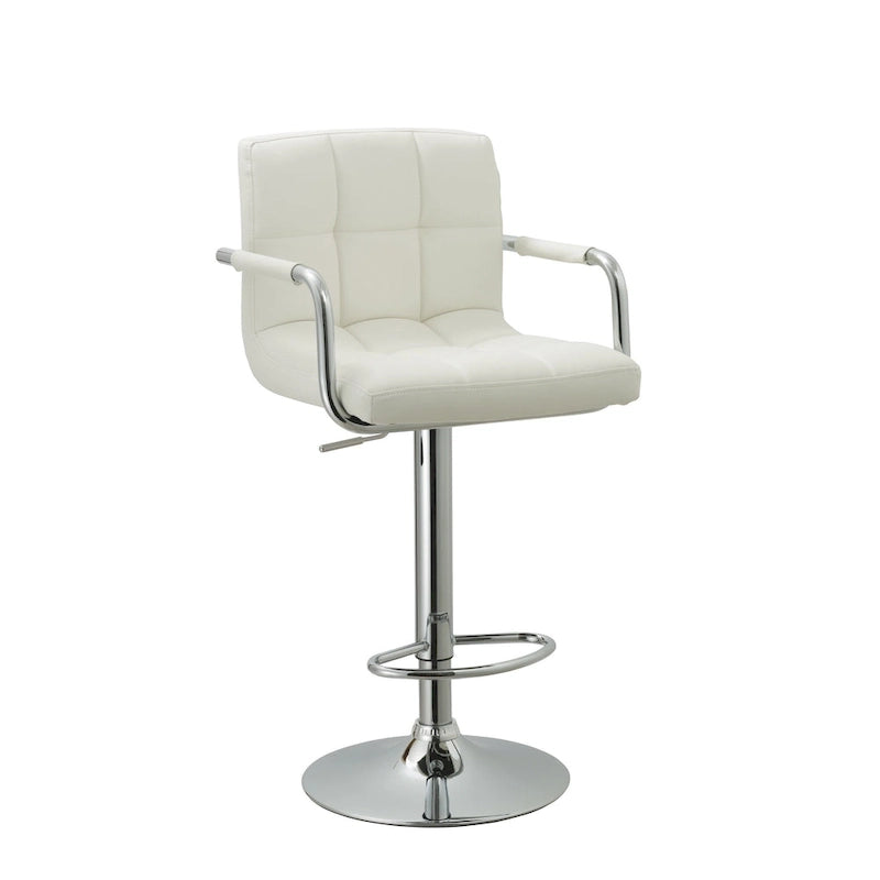Upholstered Adjustable Retro Bar Stool 11
