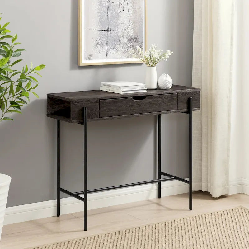 Modern 1-Drawer Entry Table 5