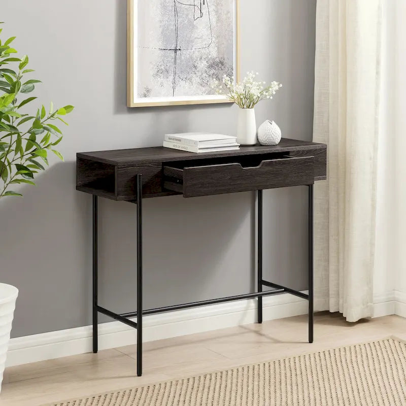 Modern 1-Drawer Entry Table 6