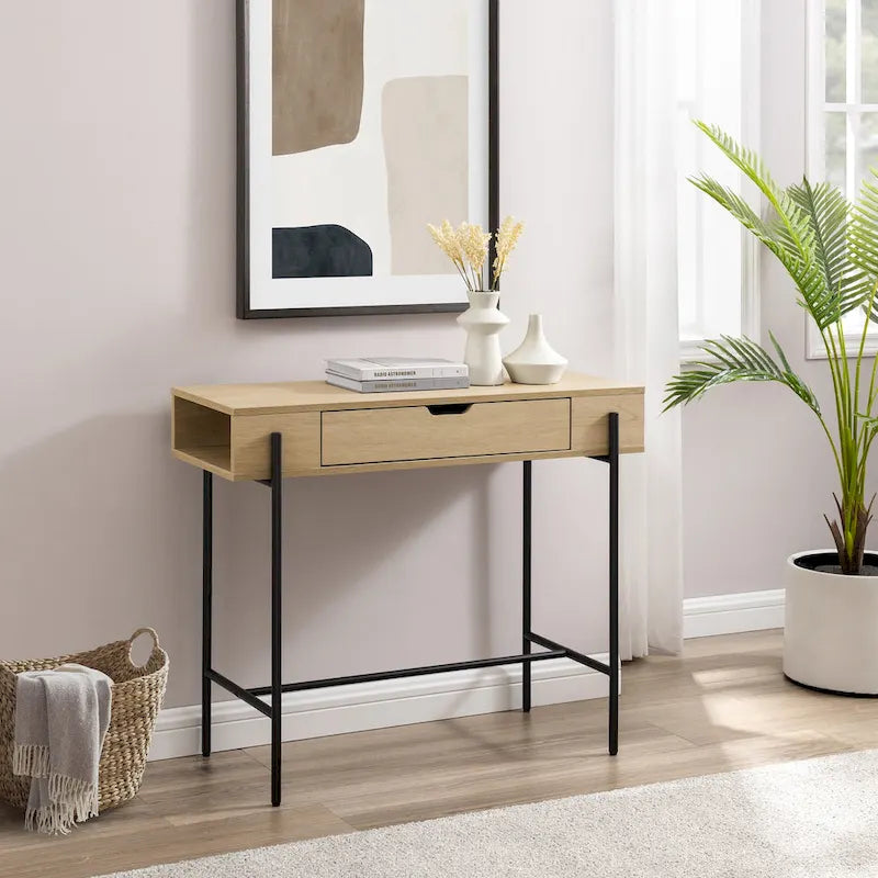 Modern 1-Drawer Entry Table 12