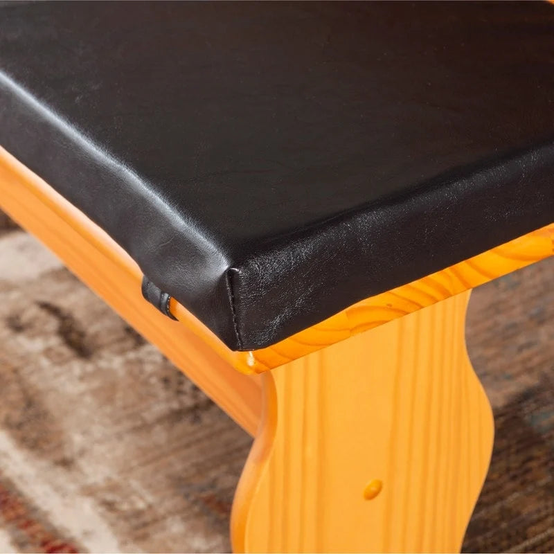 Riki Honey Pine Dining Bench 3