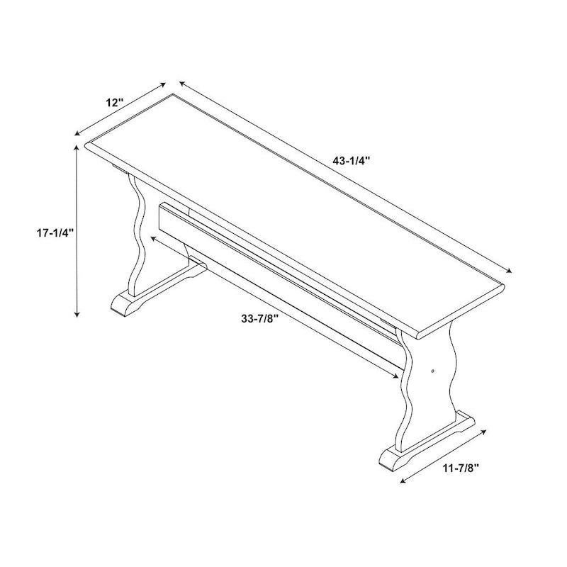 Riki Honey Pine Dining Bench 4
