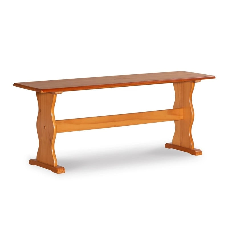 Riki Honey Pine Dining Bench 5