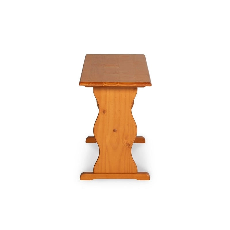Riki Honey Pine Dining Bench 7