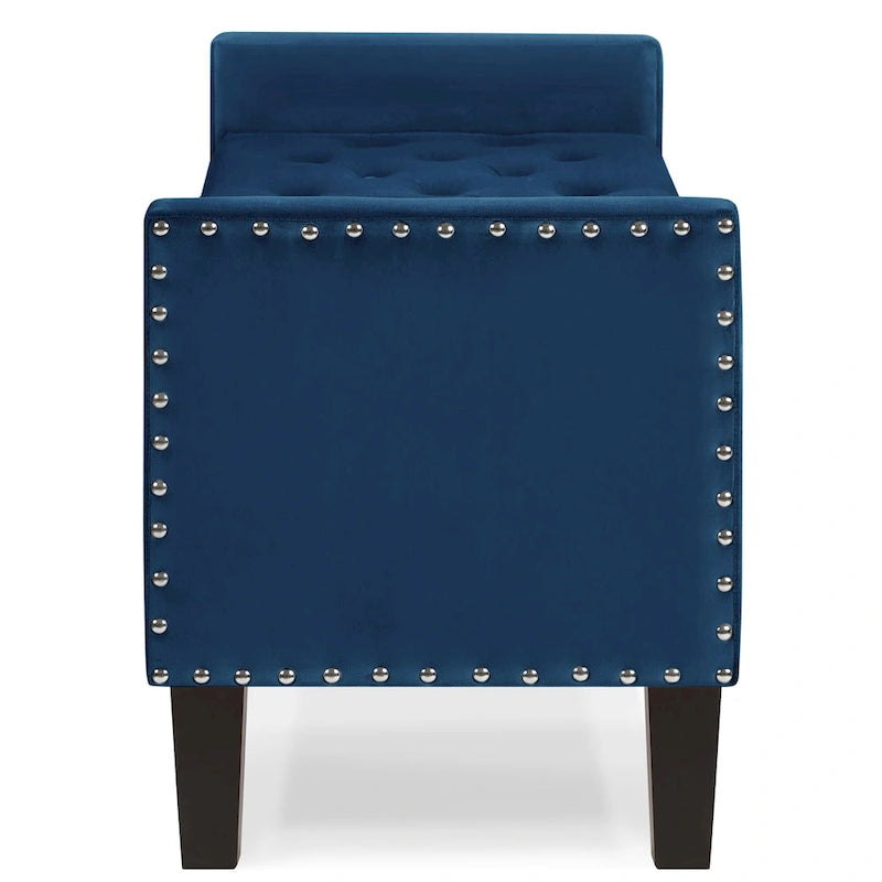 Entryway Living Room Soft Padded Seat with Armrest,Bed Bench 9