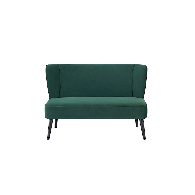 Brooklawn Wingback Mid-century Loveseat