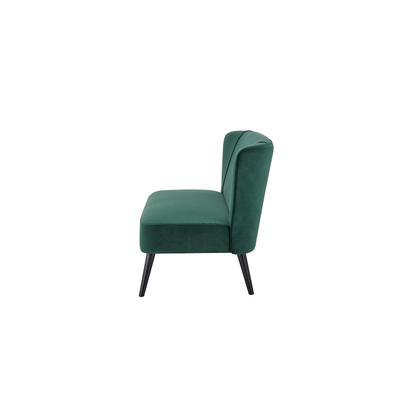 Brooklawn Wingback Mid-century Loveseat 4