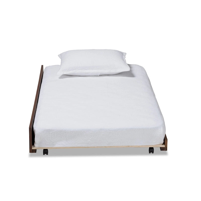 Alya Classic Traditional Farmhouse Twin Size Trundle (Trundle Only) 4