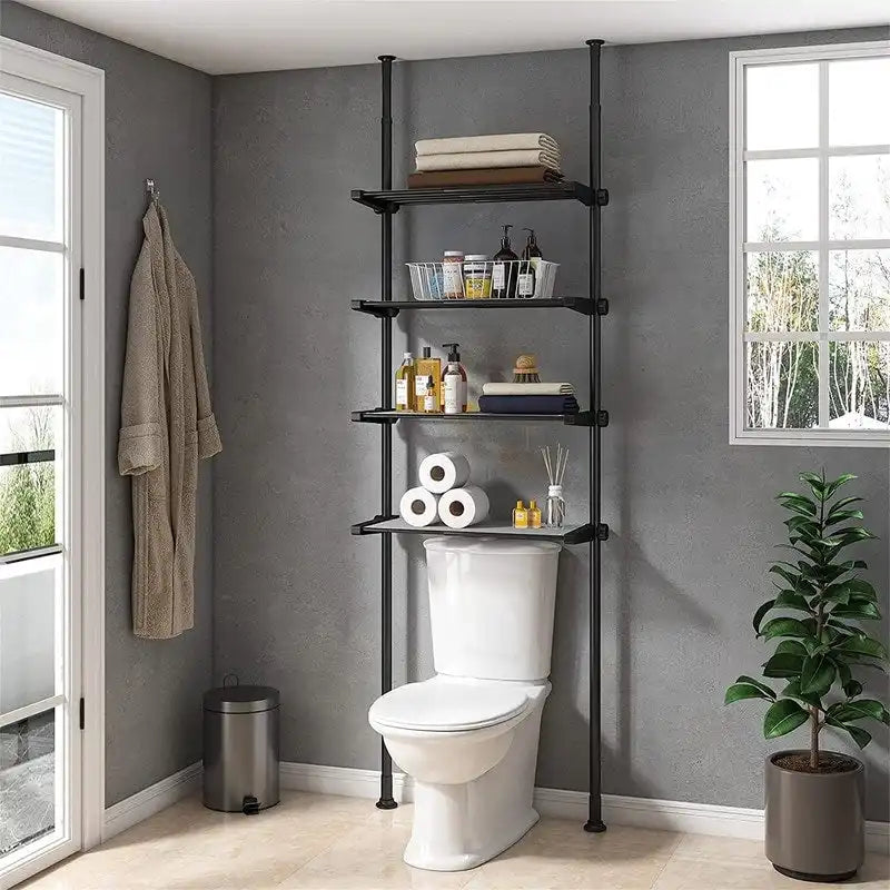 Over the Toilet Storage Cabinet - 10.6D x 33W x 116H 12