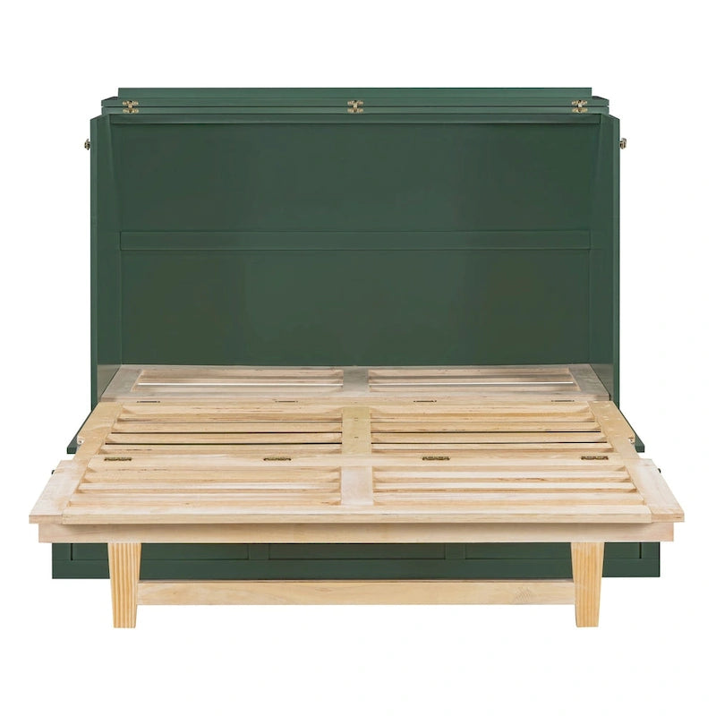 Full Size Murphy Bed with Large Drawers For Bedroom 8