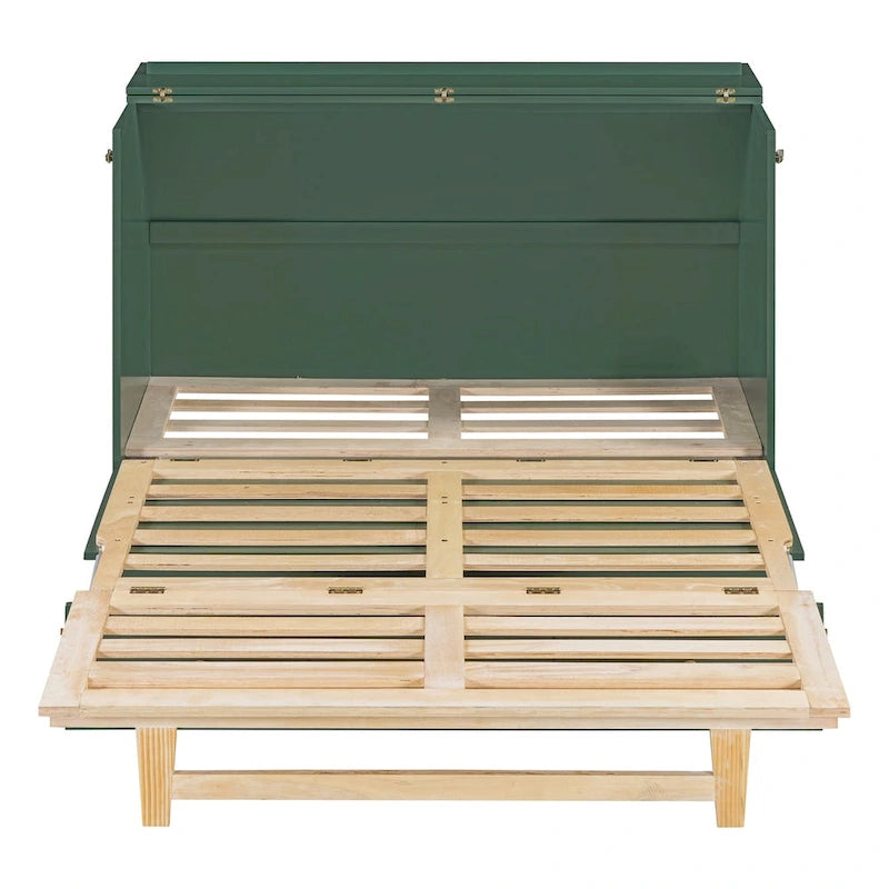 Full Size Murphy Bed with Large Drawers For Bedroom 10