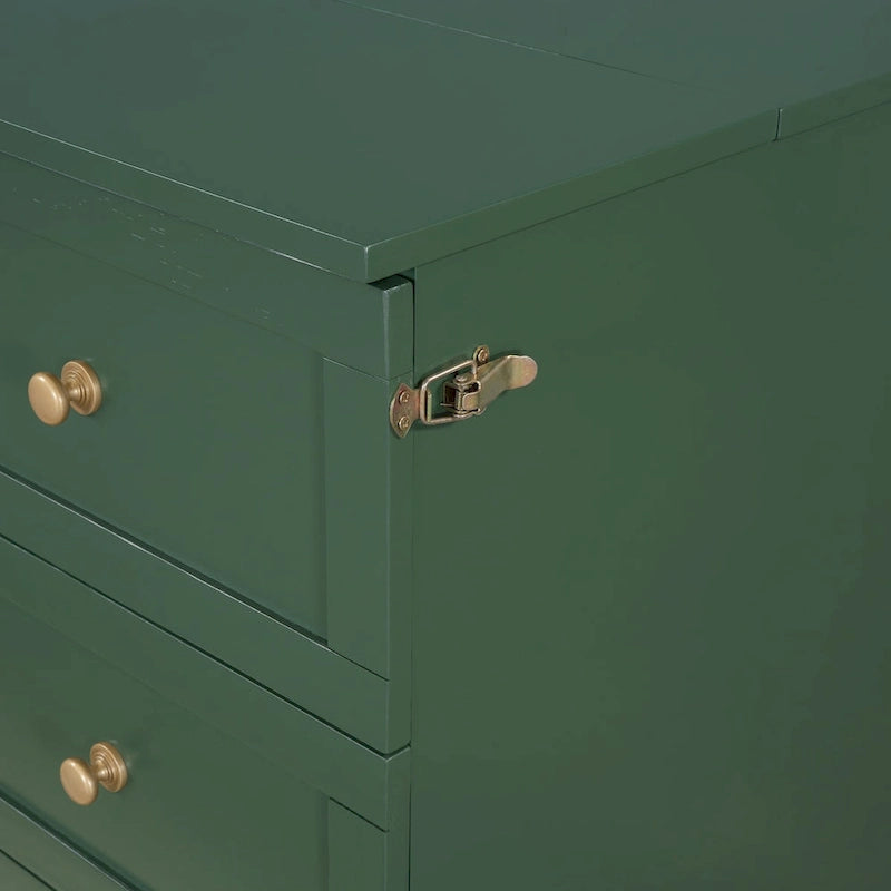 Full Size Murphy Bed with Large Drawers For Bedroom 15